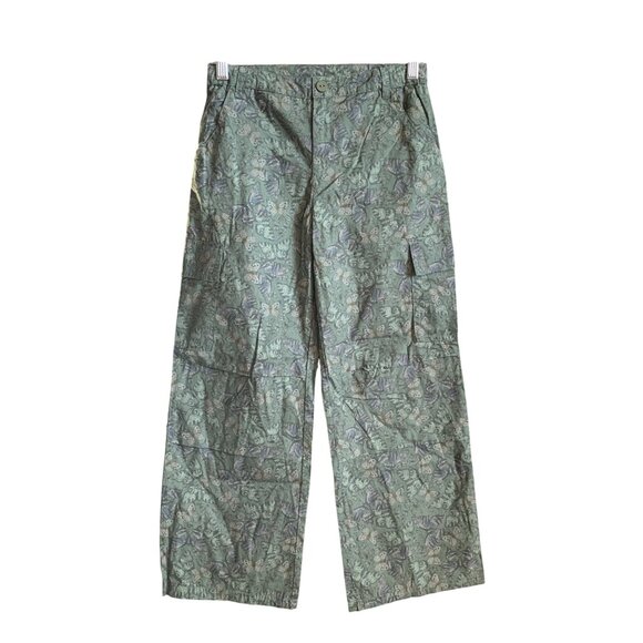 art class Other - Art Class Junior Girls Butterfly Print Wide Leg Cotton Pants In Sage Green Large